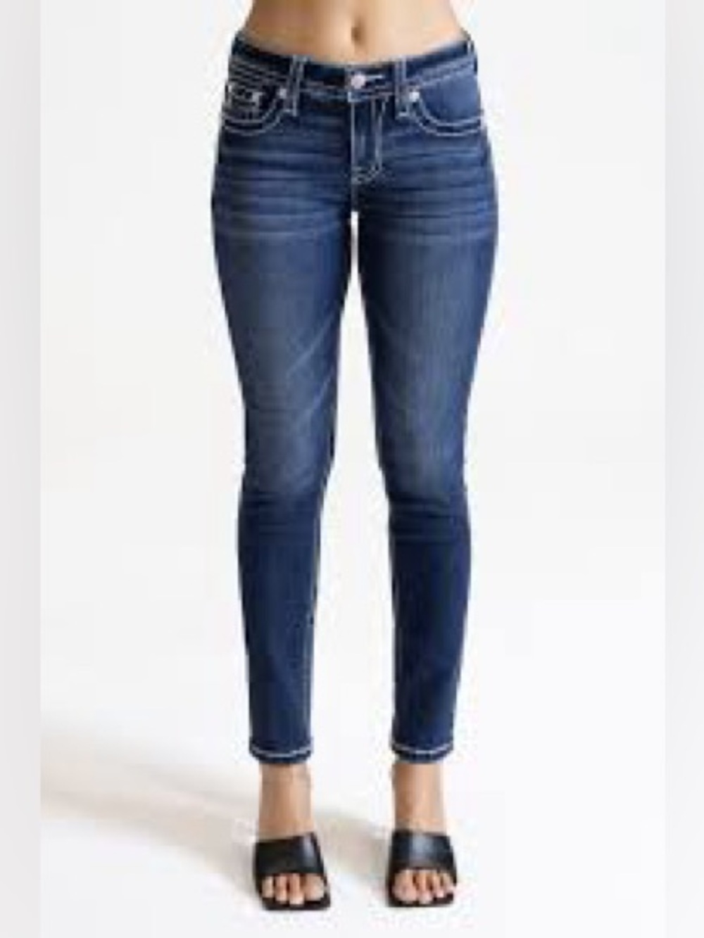 Miss Me Mid-Rise Skinny Jeans in Indigo Wash 848